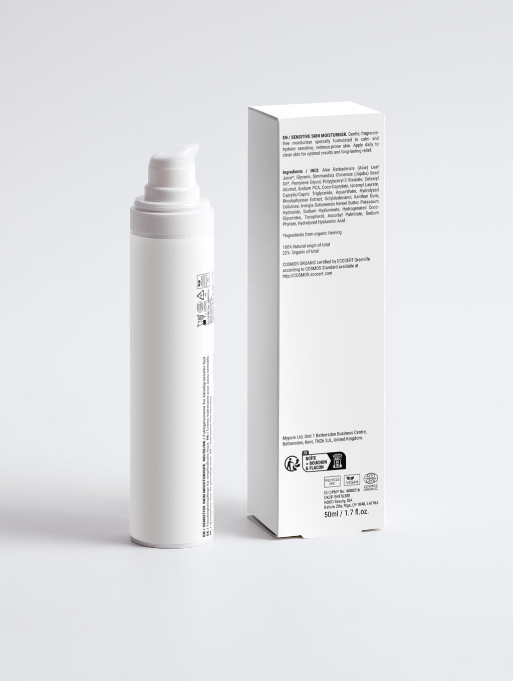 Sensitive Skin Moisturiser, Fragrance Free